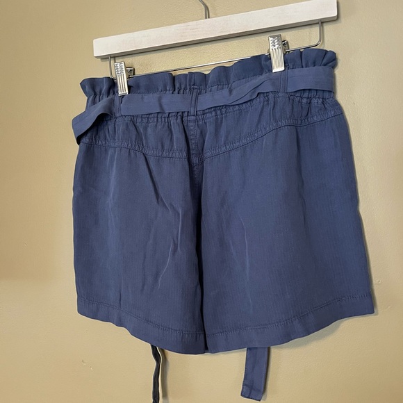 Thread & Supply Tie Waist Paper Bag Shorts - Picture 2 of 6